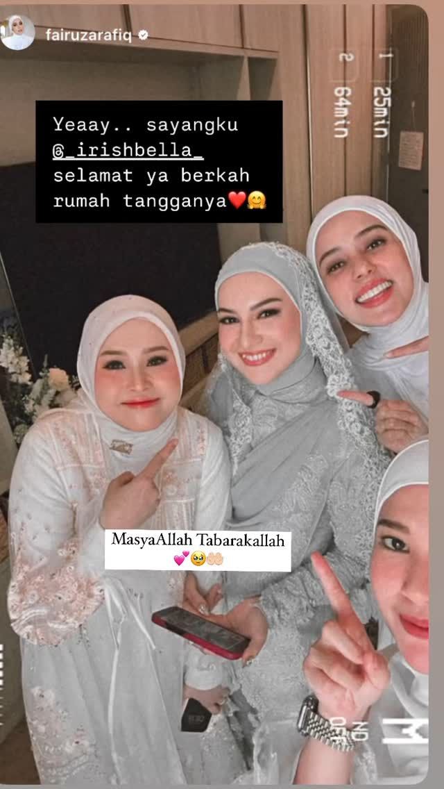 7 Potret Tamu Artis di Akad Nikah Irish Bella dan Haldy Sabri