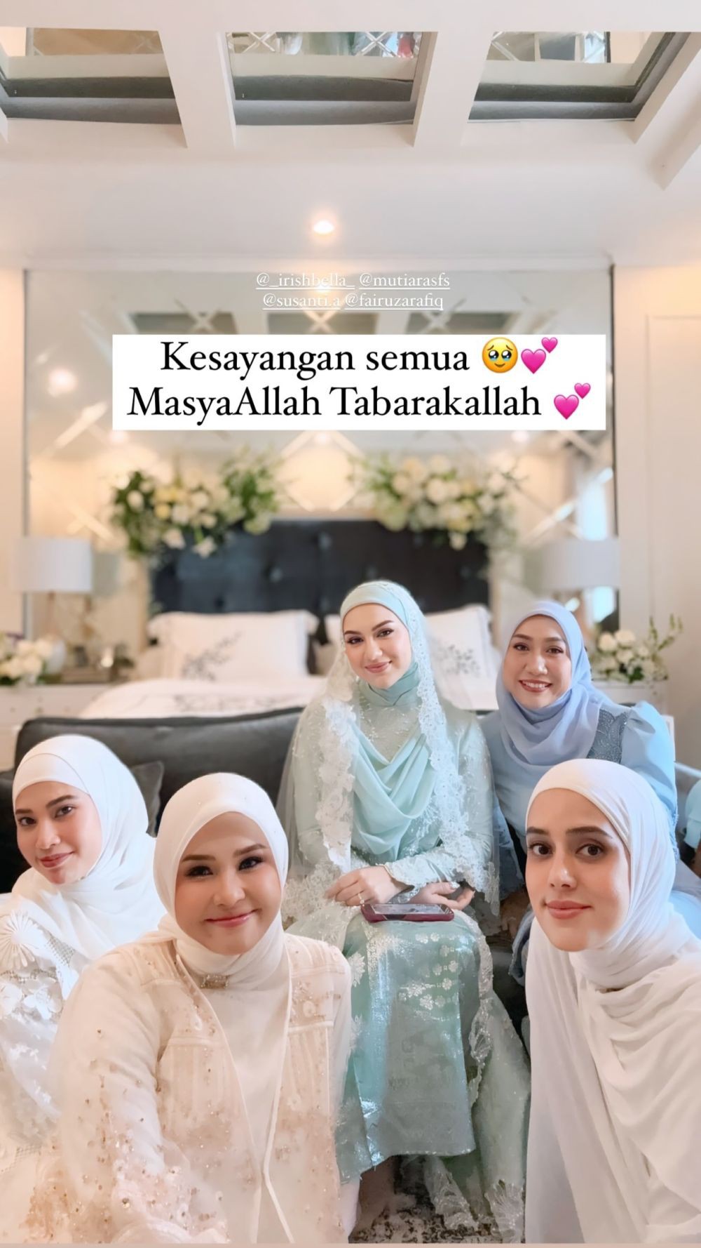 7 Potret Tamu Artis di Akad Nikah Irish Bella dan Haldy Sabri