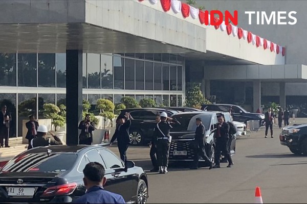 SBY Tiba di Gedung MPR untuk Hadiri Pelantikan Prabowo-Gibran