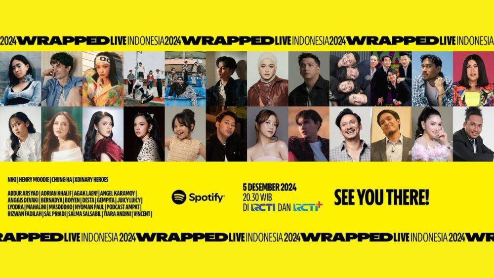 Daftar Pemenang Spotify Wrapped Live Indonesia 2024