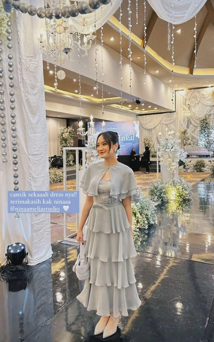 7 Potret Salshabilla Adriani Jadi Bridesmaid di Pernikahan Diva Alatas