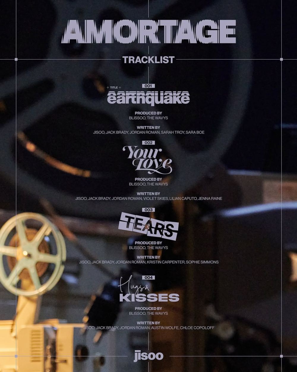 Daftar Lagu di Mini Album Jisoo [AMORTAGE]