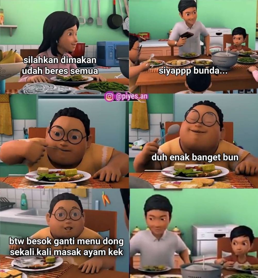 2. Sudah makan di rumah orang lain, eh, pakai request menu segala 