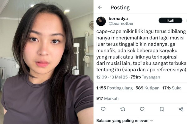 Dituduh Plagiat Lirik Lagu Taylor Swift, Bernadya Buka Suara