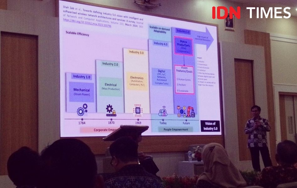 Wamen Nezar Patria Beri Kuliah Umum di Telkom University Purwokerto