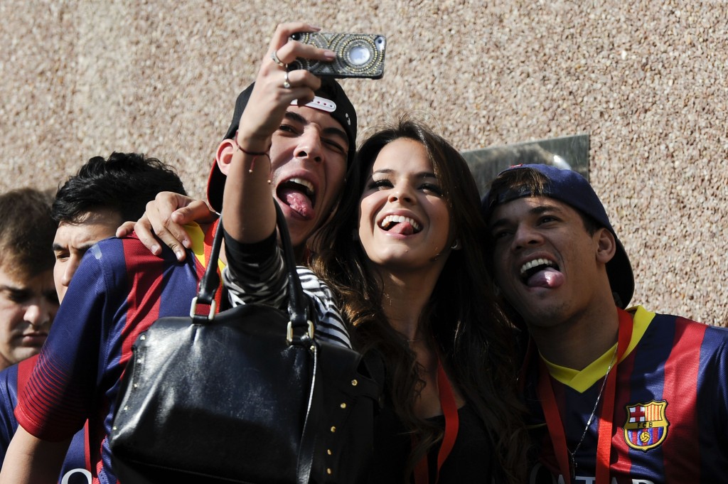 Selfie Neymar Barcelona